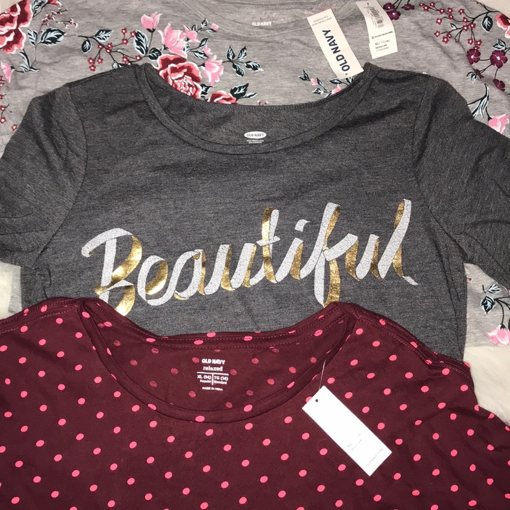 3 NEW Old Navy Tops size Youth XL 14
